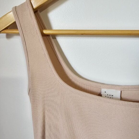 EUC A NEW DAY SCOOP NECK TANK DRESS WITH HIGH LOW BOTTOM SIZE XS - Picture 8 of 14